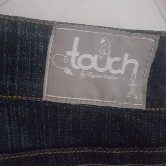 Touch Chicago White Sox Embroidered Blue Denim Jeans Size 24 - Picture 5 of 8